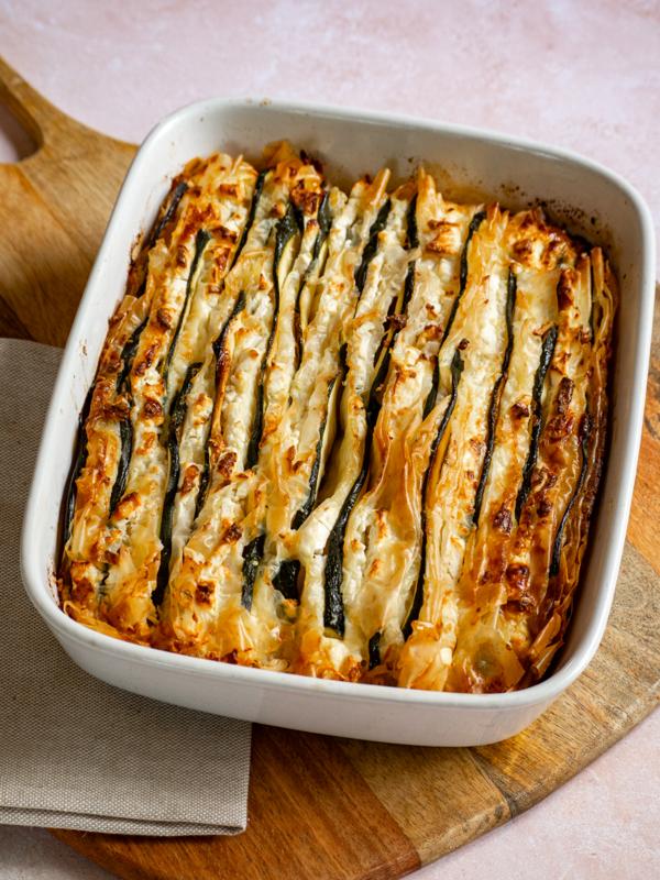 Crinkle de courgette feta