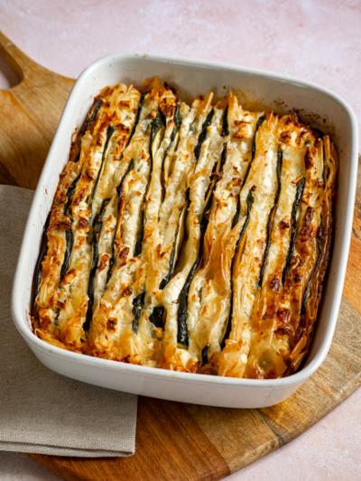 Crinkle de courgette feta